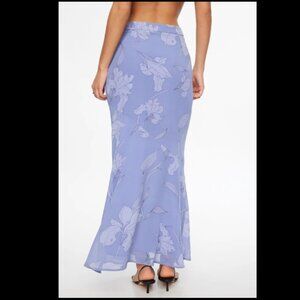 Dynamite Floral Mermaid Maxi Skirt